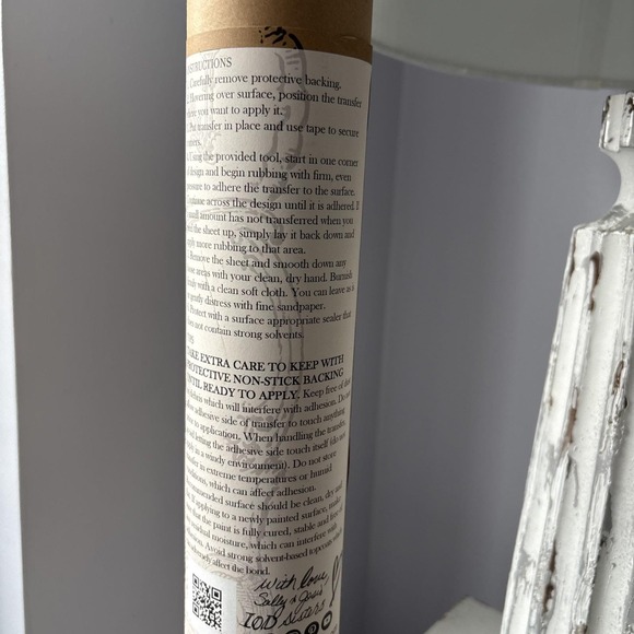 VTG Iron Orchid Designs IOD‎ Sea Queen Tavern Furniture Transfer Black 24"x33" - Picture 4 of 4